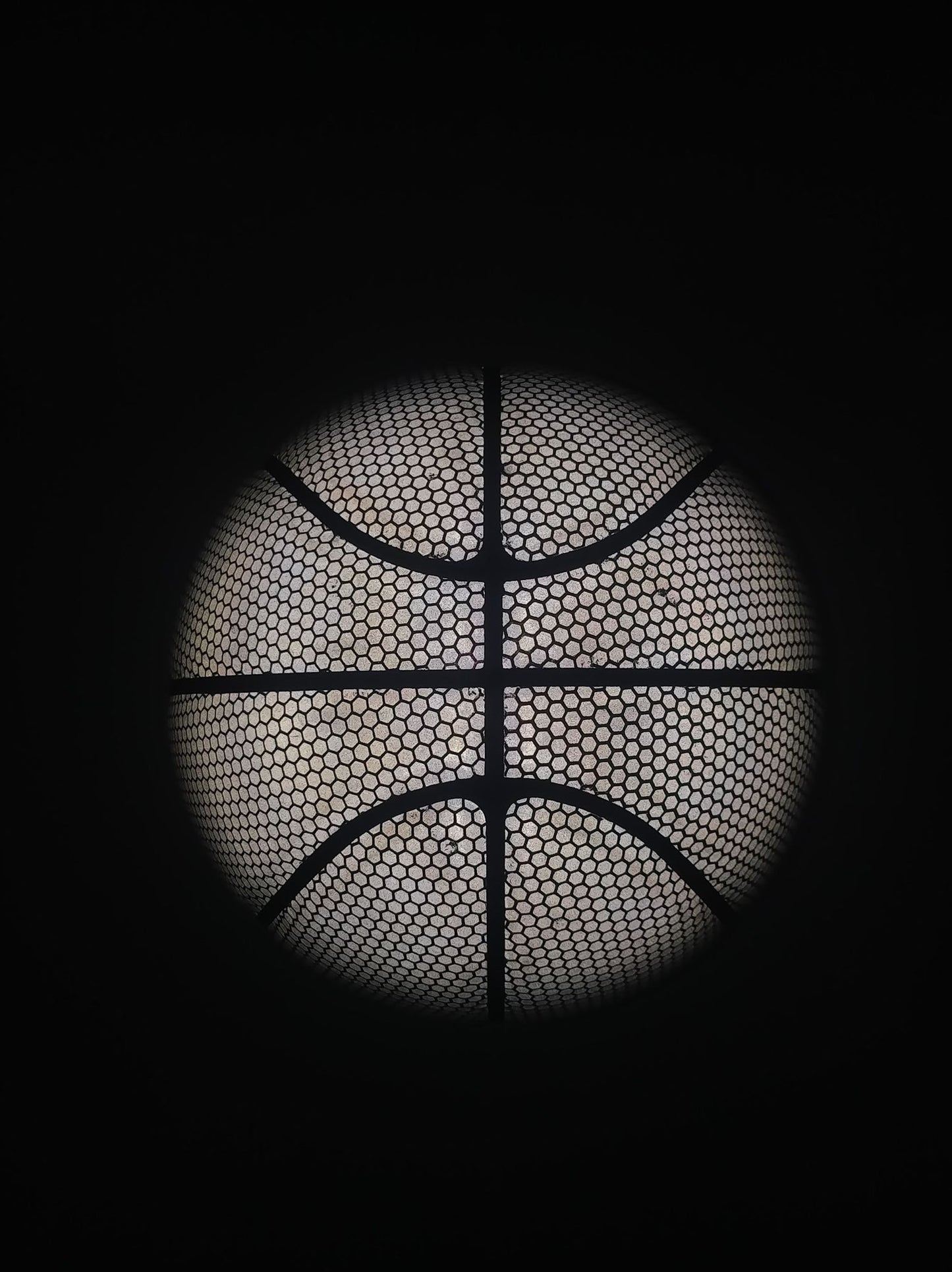 Ballon de basket lumineux Pleine lune