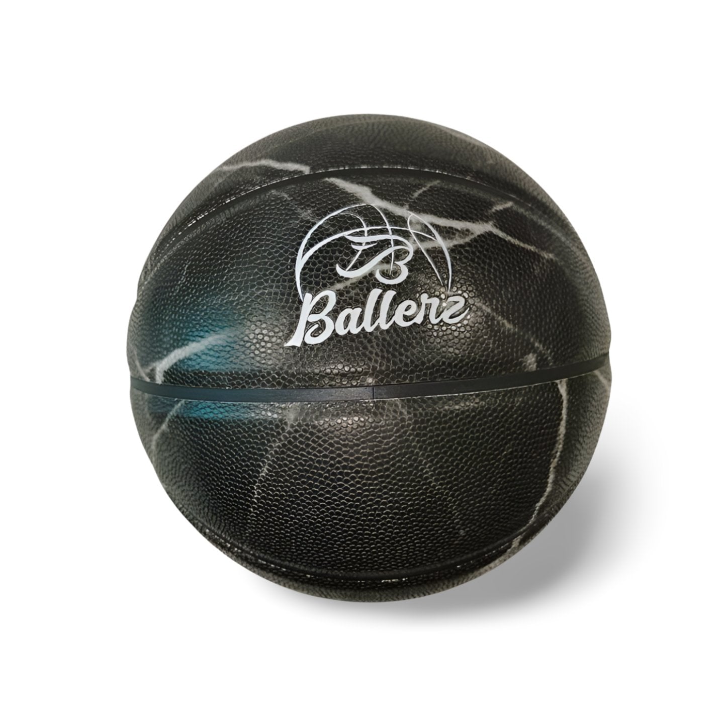 Ballon de basket avec un imprimé mabre noir unique