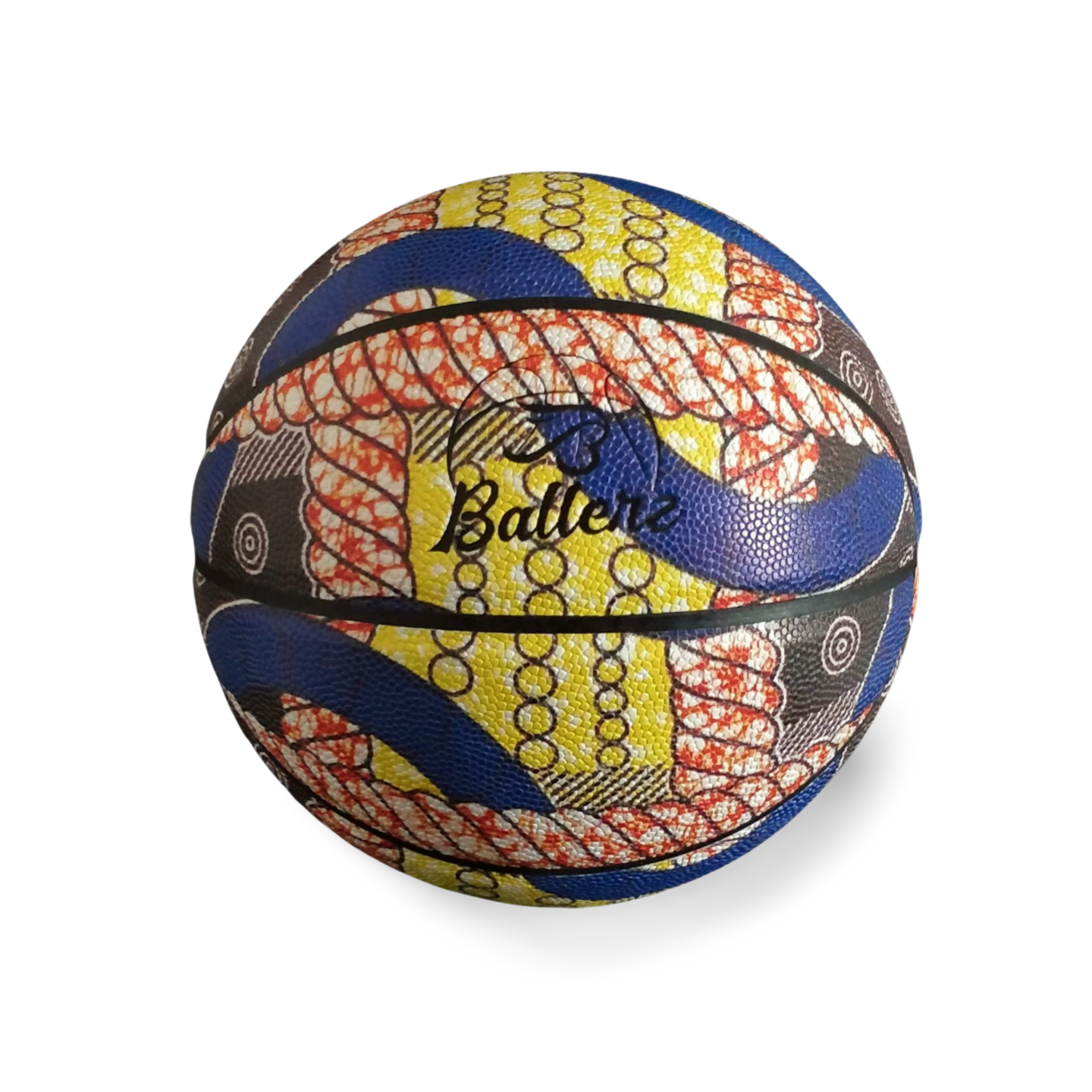 Ballon de basket avec un très jolie imprimé wax