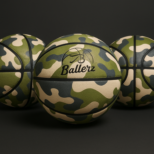 Ballon de basket imprimé militaire