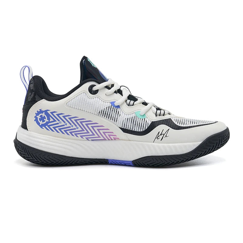 Baskets de basket-ball Rigorer AR Battle 2 "Comet" | Marque Ballerz | Semelle antidérapante | Motif géométrique coloré | Design élégant et sportif