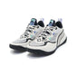 Baskets de basket-ball Rigorer AR Battle 2 "Comet" | Chaussures de sport blanches et noires avec accents de couleur vive | Marque de basket Ballerz
