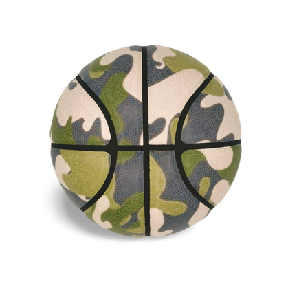 Ballon de basket imprimé militaire