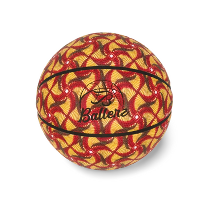 Ballon de basket imprimé wax Joyaux II