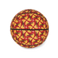 Ballon de basket imprimé wax Joyaux II